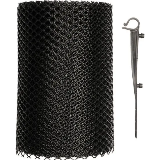 Предпазна мрежа за улуци VOREL 6 m × 18 cm
