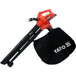 Акумулаторен листосъбирач YATO 2 × 18 V с торба 45 L без батерии