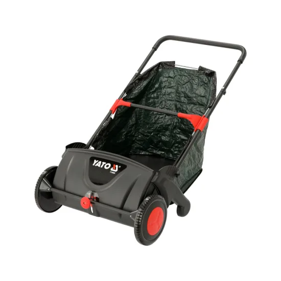 Ръчен колектор за трева и листа YATO 53 cm с кош 100 L