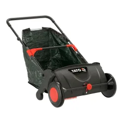Ръчен колектор за трева и листа YATO 53 cm с кош 100 L