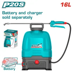 Акумулаторна пръскачка TOTAL 20 V 16 L без батерия