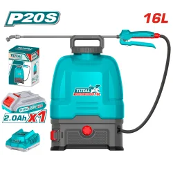 Акумулаторна пръскачка TOTAL 20 V 16 L с батерия 2 Ah