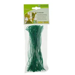 Зелена PVC тел за растения 150 mm 100 броя