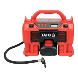 Акумулаторен компресор за гуми YATO 18 V 3 Ah 11 bar