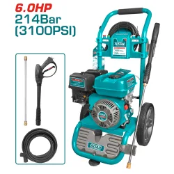 Бензинова водоструйка TOTAL INDUSTRIAL 6 к.с. 214 bar 522 L/h
