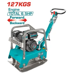 Реверсивна бензинова виброплоча TOTAL 25 kN 63 × 40 cm