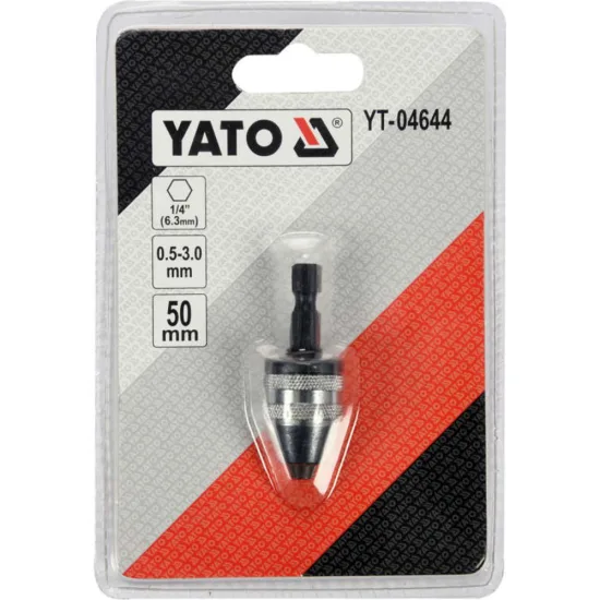 Безключов патронник за винтоверт 1/4 инча YATO 0.5 - 3 мм