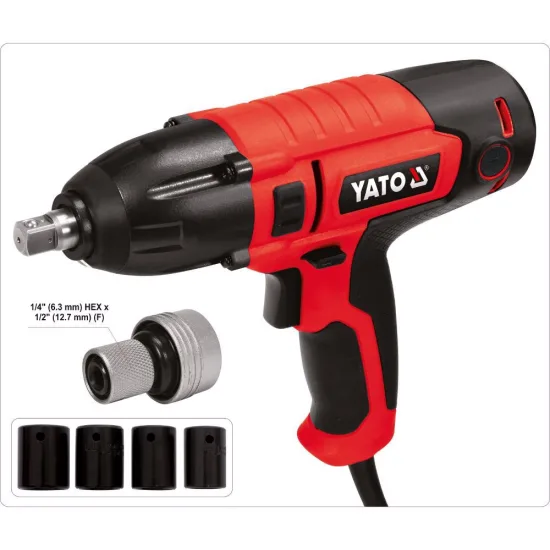Ударен електрически гайковерт YATO 1/2″ 450 W 450 Nm
