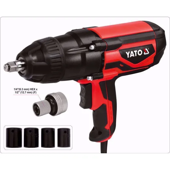 Ударен електрически гайковерт YATO 1/2″ 1020 W 600 Nm