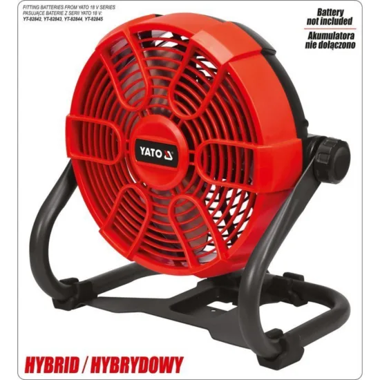 Индустриален вентилатор със стойка YATO 18 V /220 V