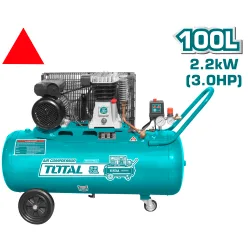 Бутален компресор TOTAL INDUSTRIAL 100 L 2200 W