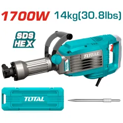 Къртач TOTAL INDUSTRIAL HEX 50 J 1700 W