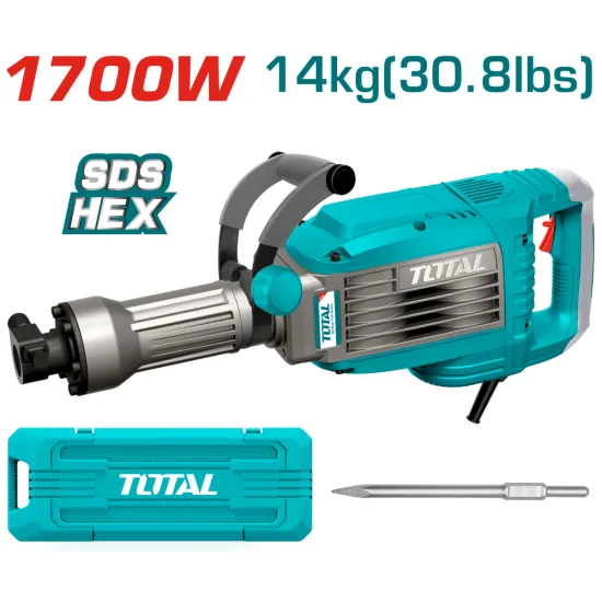 Къртач TOTAL INDUSTRIAL HEX 50 J 1700 W