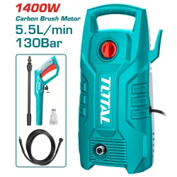 Водоструйка TOTAL 1400 W IPX5 130 BAR 5.5 L/min