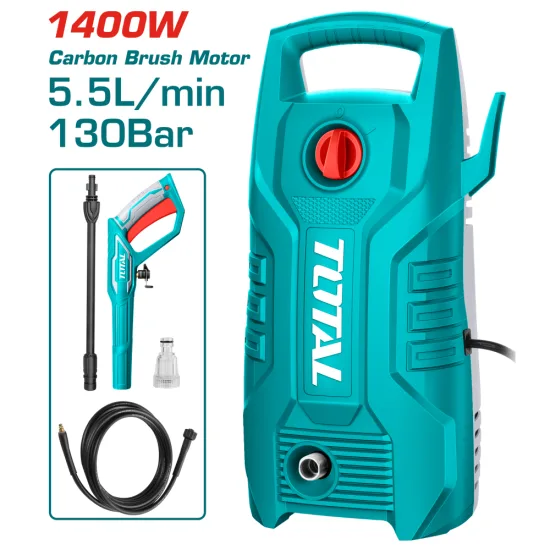Водоструйка TOTAL 1400 W IPX5 130 BAR 5.5 L/min