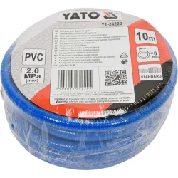 Маркуч за компресор YATO PVC 1/4 инча 20 bar 8 mm x 10 m