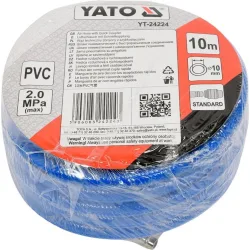 Маркуч за компресор YATO PVC 1/4 инча 20 bar 10 mm x 10 m