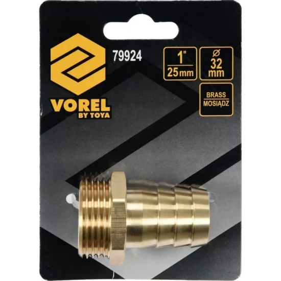 Месингов щуцер за помпа FLO 1″ × Ø 32 mm