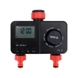 Двузонен таймер за поливане YATO 3/4″ 1–360 min