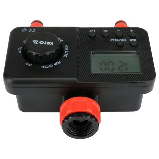 Двузонен таймер за поливане YATO 3/4″ 1–360 min