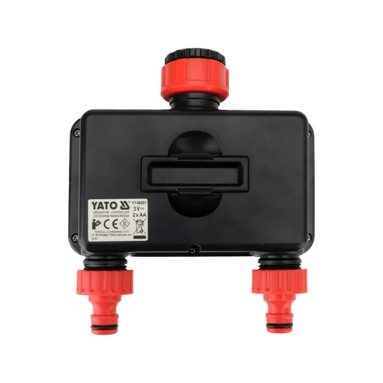 Двузонен таймер за поливане YATO 3/4″ 1–360 min