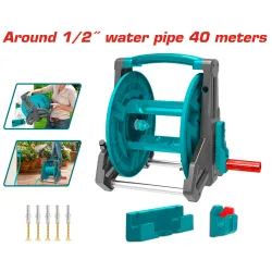 Макара TOTAL Industrial за маркуч 1/2″ до 40 m
