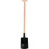 Лопата права Т90 дървена Т дръжка FLO 118 cm