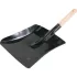 Метална лопатка с дървена дръжка VOREL 22 cm