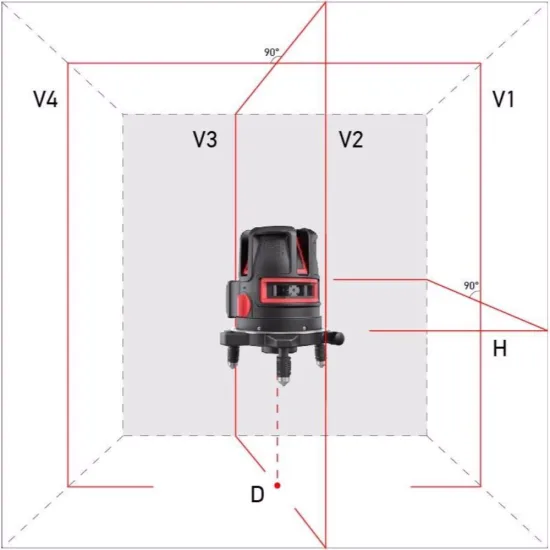 Нивелир лазерен ADA PROLINER 4 V 20 m