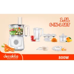 Кухненски робот DECAKILA 6 в 1 800 W 1.5 L