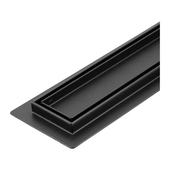 Линеен сифон с плътна решетка FALA Wet&Dry Black 700 mm