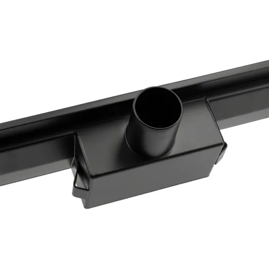 Линеен сифон с плътна решетка FALA Wet&Dry Black 700 mm