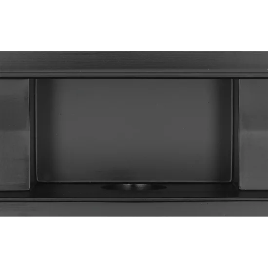 Линеен сифон с плътна решетка FALA Wet&Dry Black 700 mm