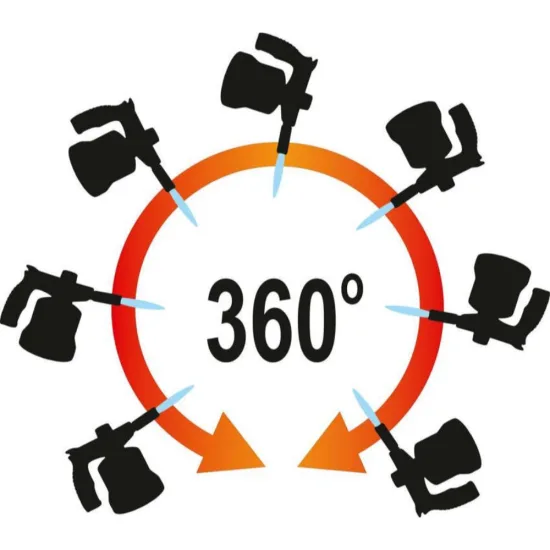Газова горелка с пиезо запалване VOREL 360 ° без газов патрон
