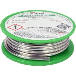 Припой с флюс SN99.3CU0.7 CYNEL 100 g Ø 3.0 mm