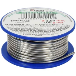 Припой мек калаено-меден SN97CU3 CYNEL 100 g Ø 1.5 mm