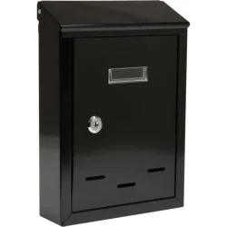 Пощенска кутия VOREL 285 × 200 × 60 mm черна Пощенска кутия VOREL 285 × 200 × 60 mm черна