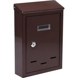 Пощенска кутия VOREL 285 × 200 × 60 mm кафява