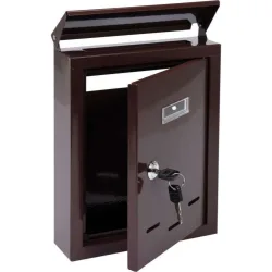 Пощенска кутия VOREL 285 × 200 × 60 mm кафява Пощенска кутия VOREL 285 × 200 × 60 mm кафява