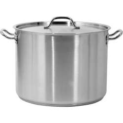 Средна тенджера с капак неръждаема стомана YATO 40 × 30 cm 37.7 L
