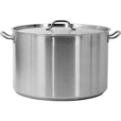 Средна тенджера с капак неръждаема стомана YATO 50 × 32 cm 62.8 L