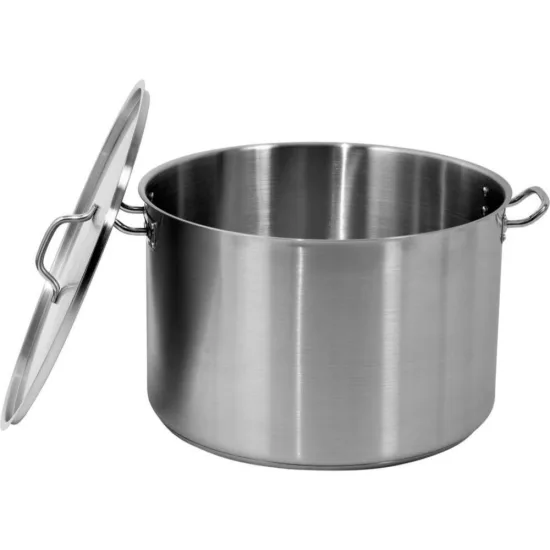Средна тенджера с капак неръждаема стомана YATO 50 × 32 cm 62.8 L
