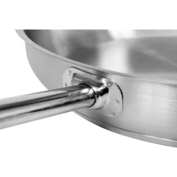 Тиган индукционен неръждаема стомана YATO 24 cm 2.3 L Тиган индукционен неръждаема стомана YATO 24 cm 2.3 L