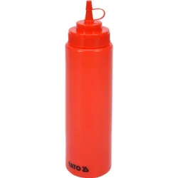 Бутилка за сосове / дресинг YATO червена 700 ml