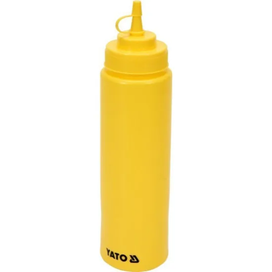 Бутилка за сосове / дресинг YATO жълта 700 ml