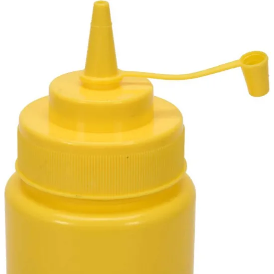 Бутилка за сосове / дресинг YATO жълта 700 ml