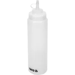 Бутилка за сосове / дресинг YATO бяла 700 ml
