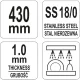 Сладкарска права шпатула YATO 440 mm