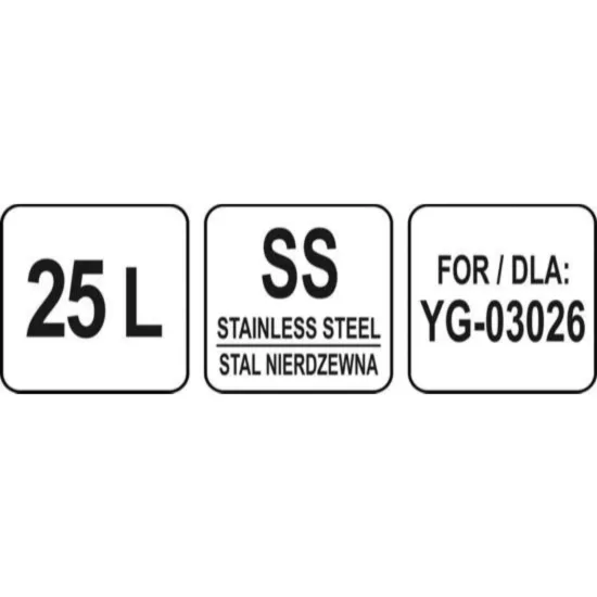 Купа за планетарен миксер YATO YG 03026 25 L
