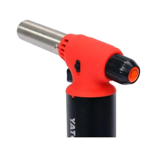 Газова мини горелка с пиезо запалване YATO 1350°C 0.4kW